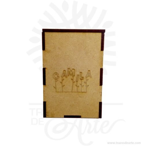 Caja en madera MDF de 3 mm