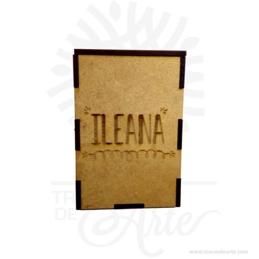 Caja en madera MDF de 3 mm