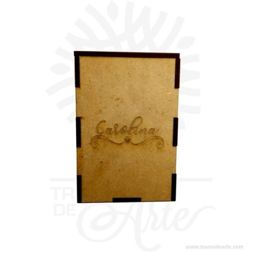 Caja en madera MDF de 3 mm