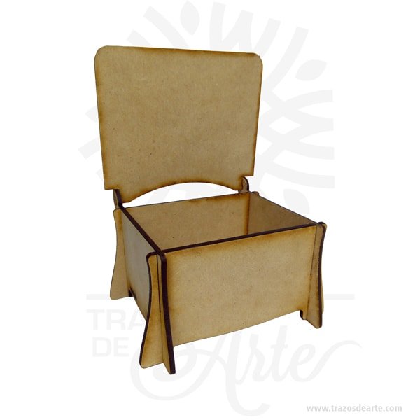 Caja en madera MDF de 3 mm