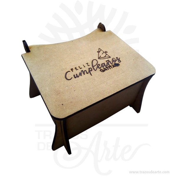 Caja en madera MDF de 3 mm