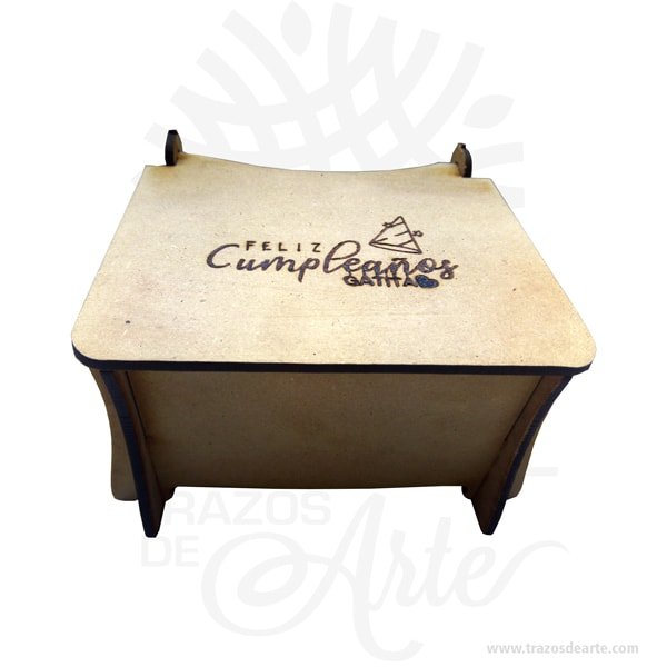 Caja en madera MDF de 3 mm