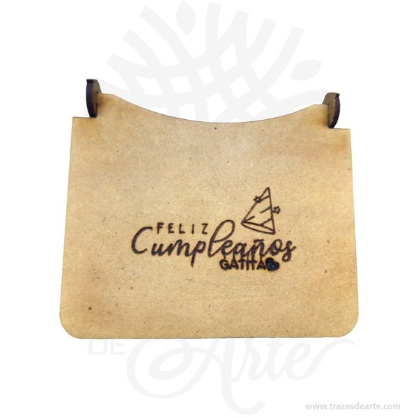 Caja en madera MDF de 3 mm