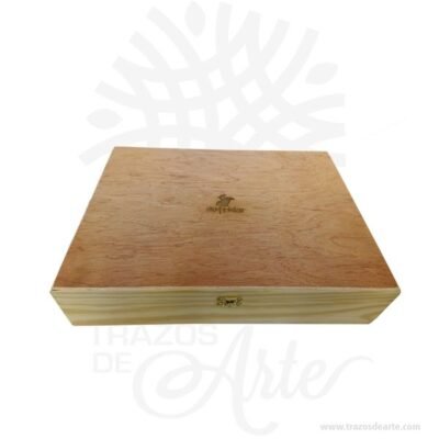 Caja estuche con cierre de 35 x 27 x 8 cm