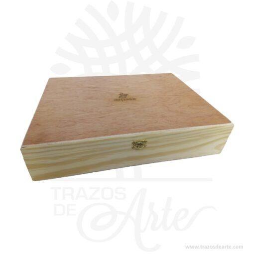 Caja estuche con cierre de 35 x 27 x 8 cm