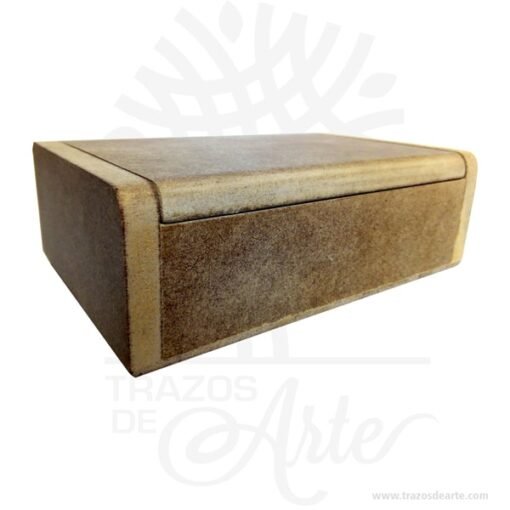 Caja estuche dulces de 15,5 X 9,5 X 5 cm crudo
