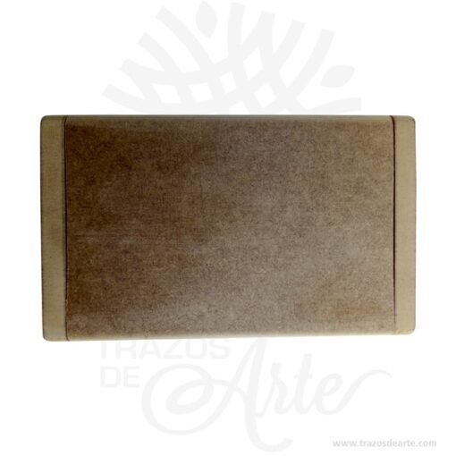 Caja estuche dulces de 15,5 X 9,5 X 5 cm crudo