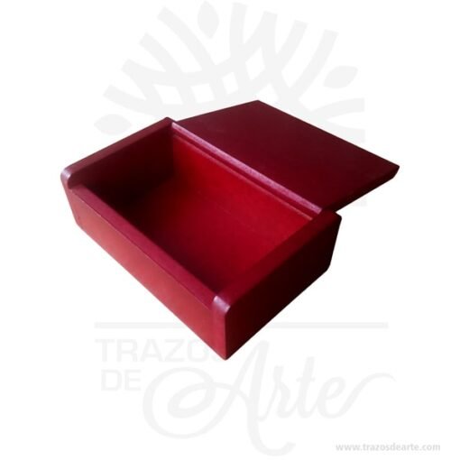 Caja estuche dulces de 15,5 X 9,5  X 5 cm pintada