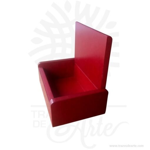 Caja estuche dulces de 15,5 X 9,5  X 5 cm pintada