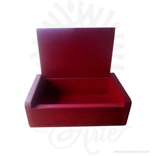 Caja estuche dulces de 15,5 X 9,5  X 5 cm pintada