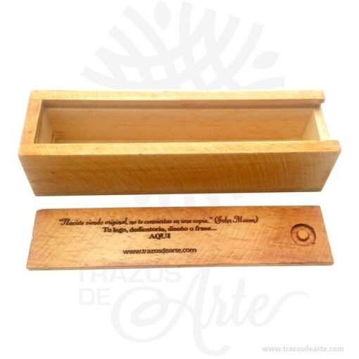 Caja estuche lapices para personalizar