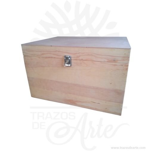 Caja estuche tipo baúl con cierre