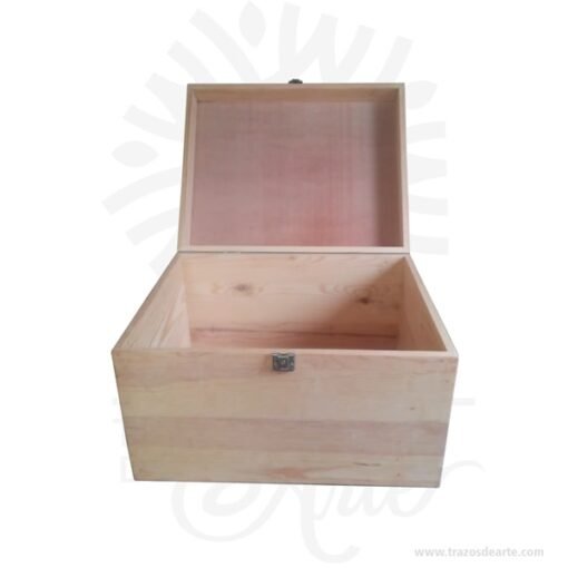 Caja estuche tipo baúl con cierre