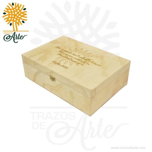 Caja joyero en madera personalizado