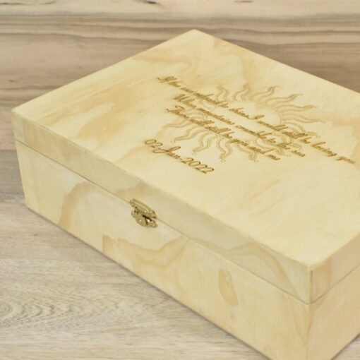 Caja joyero en madera personalizado