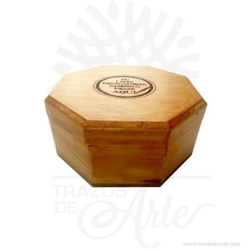 Caja joyero octogonal