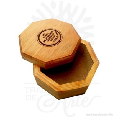 Caja joyero octogonal
