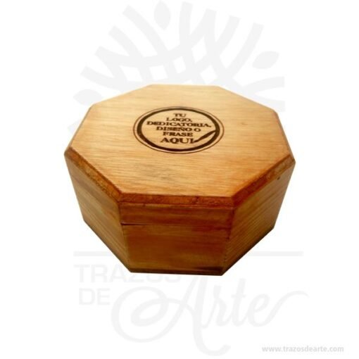 Caja joyero octogonal
