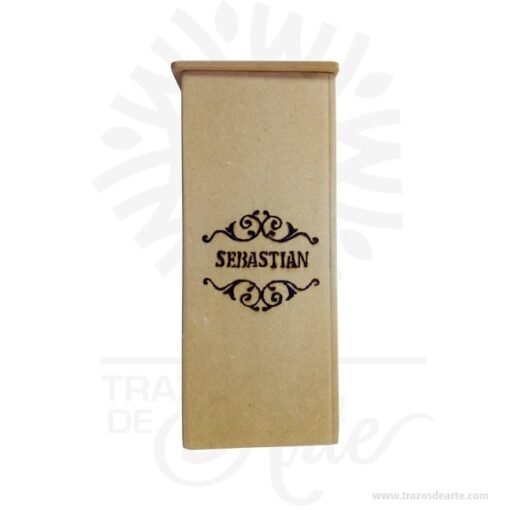 Caja madera en MDF regalo 25 X 11 X 11 cm