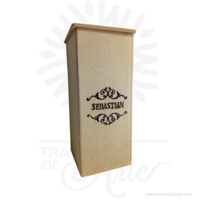 Caja madera en MDF regalo 25 X 11 X 11 cm