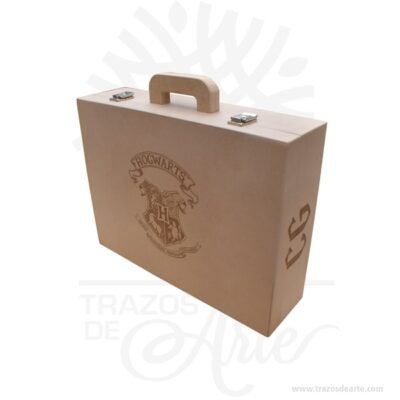Caja maletín en MDF personalizado