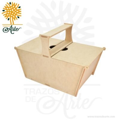Caja para Picnic en madera MDF