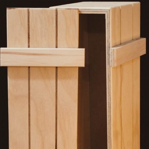 Caja para vino en madera 33 X 10 X10 cm