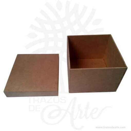 Caja regalo con tapa en MDF