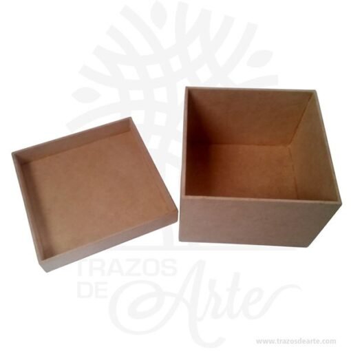 Caja regalo con tapa en MDF