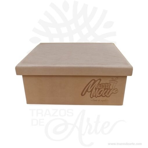 Caja regalo en MDF personalizada