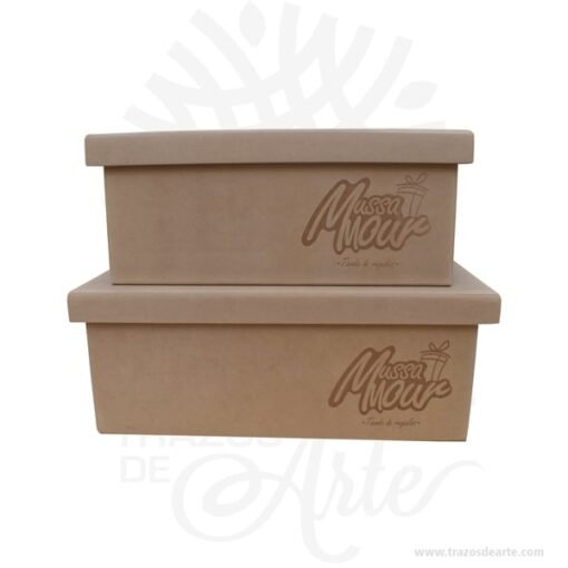 Caja regalo en MDF personalizada