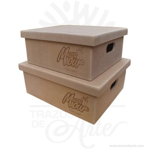 Caja regalo en MDF personalizada