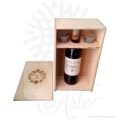 Caja regalo licor para personalizar