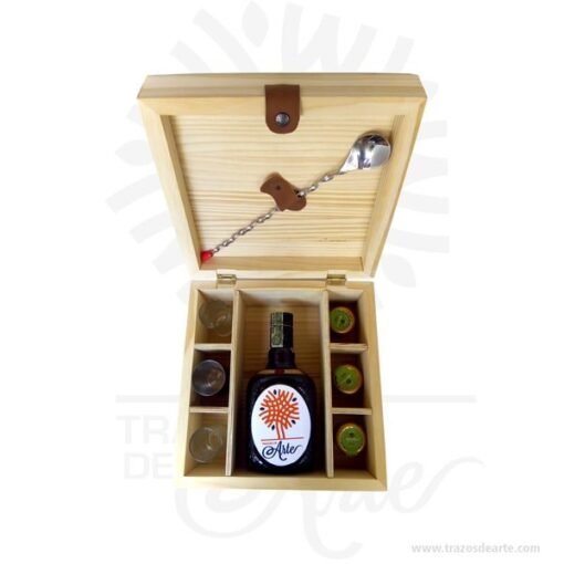 Caja regalo licor para personalizar