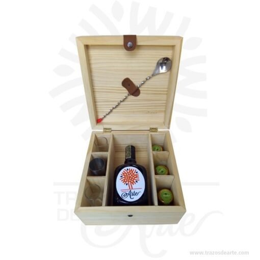 Caja regalo licor para personalizar