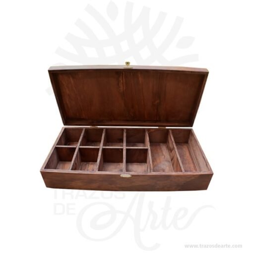 Organizador en madera para relojes con 10 compartimientos