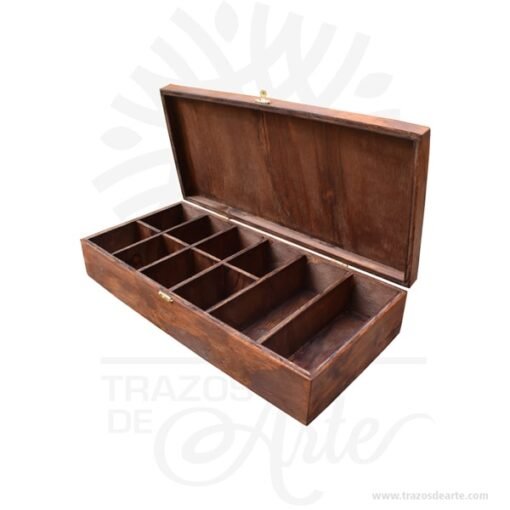 Organizador en madera para relojes con 10 compartimientos