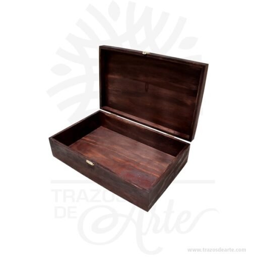 Caja triplex de pino rustica personalizada