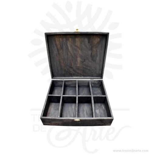Caja organizadora de 8 relojes personalizada