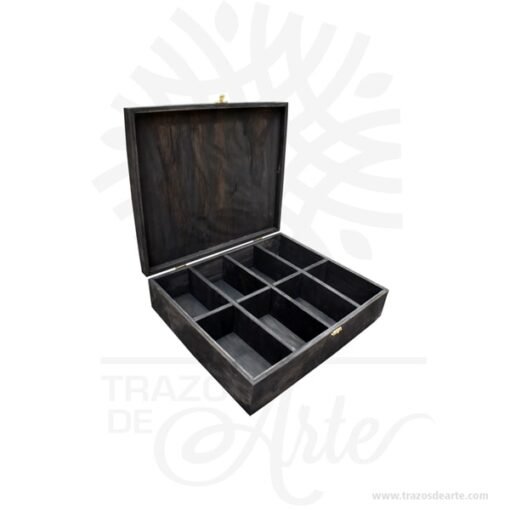 Caja organizadora de 8 relojes personalizada