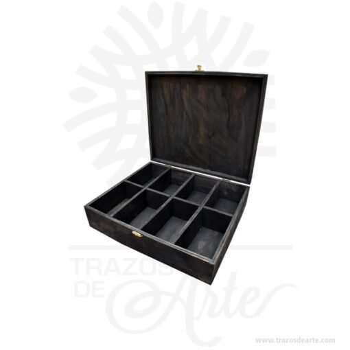 Caja organizadora de 8 relojes personalizada