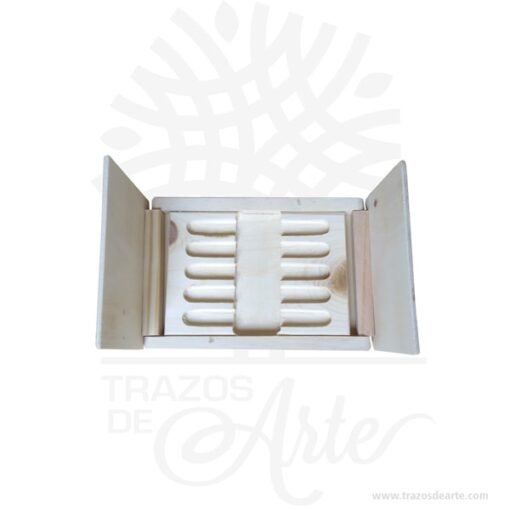 Caja estuche de madera para memorias usb