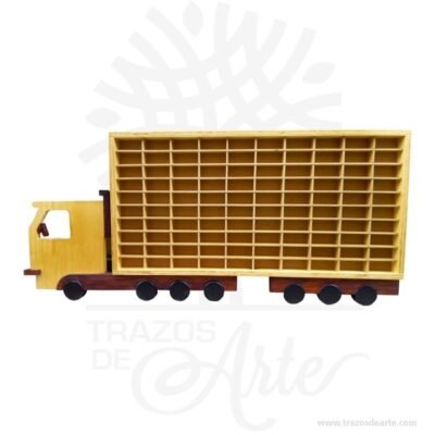 Repisa camión para colección de carros