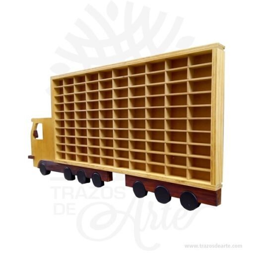 Repisa camión para colección de carros