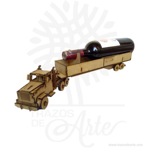 Tractomula para personalizar en MDF