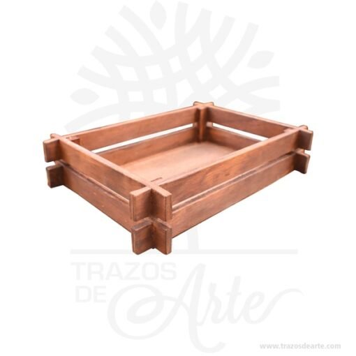 Caja bandeja envejecida 20 x 30 x 7 cm