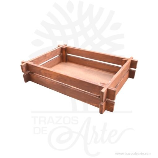 Caja bandeja envejecida 20 x 30 x 7 cm
