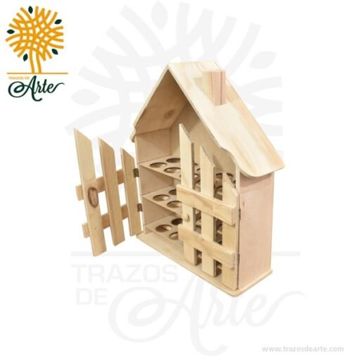 Casa para huevos en madera