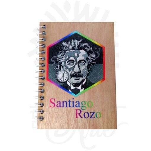 Cuaderno para personalizar tapas en madera impresión UV