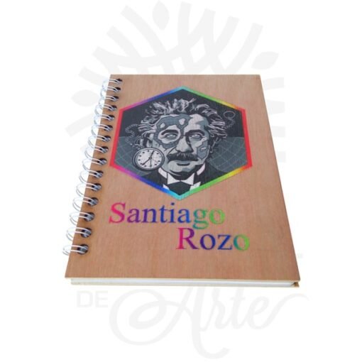 Cuaderno para personalizar tapas en madera impresión UV
